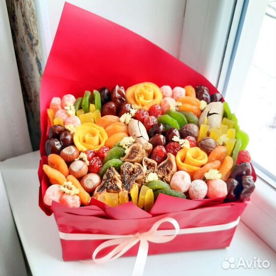 Вкусные букеты и подарки маме, учителю