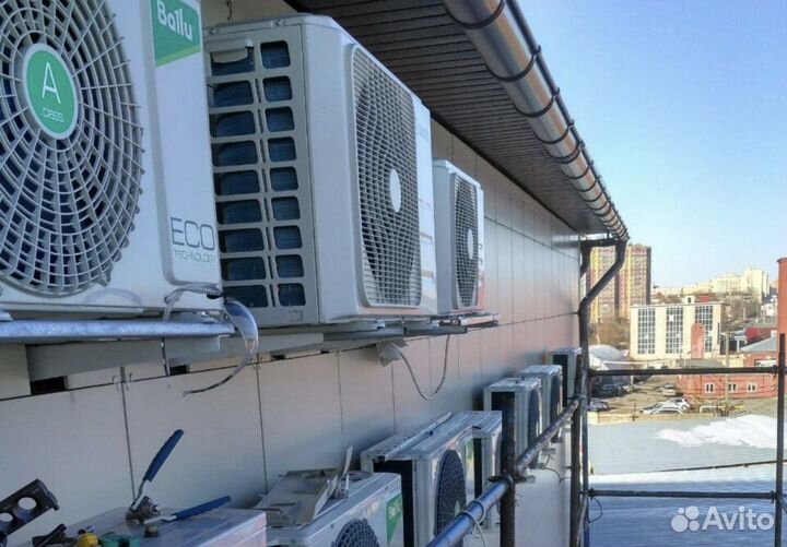 Установка монтаж кондиционеров / сплит систем