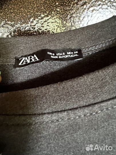 Платье футболка zara