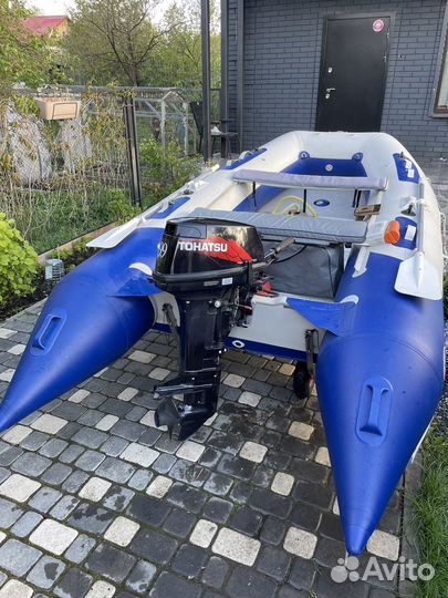 Лодка Badger Heavy Duty 370 мотор Tohatsu 18