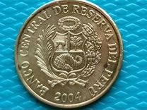 Перу 1 сентимо, 2004 XF+ редкая