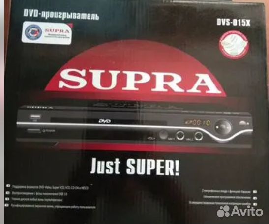 DVD-проигрыватель Supra DVS-015X с караоке и USB
