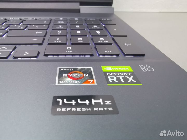 Ноутбук HP Ryzen 7 + RTX 3060