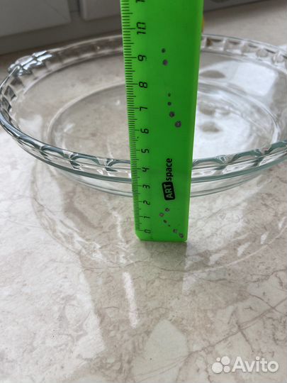 Блюдо стеклянное новое