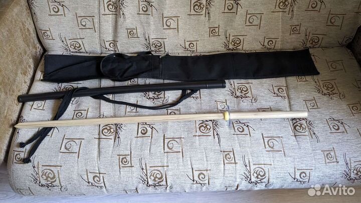 Комплект для кэндзюцу, бокен, деревянная катана