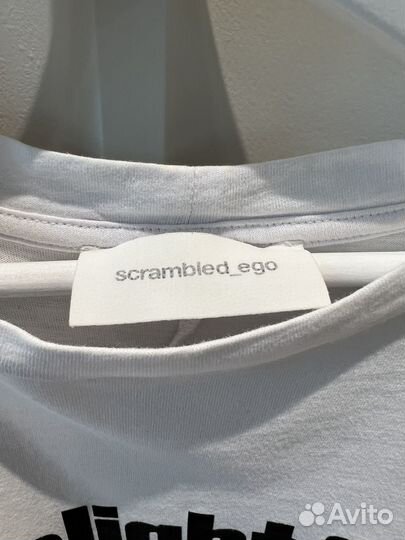 Белая футболка на подростка Scrambled Ego