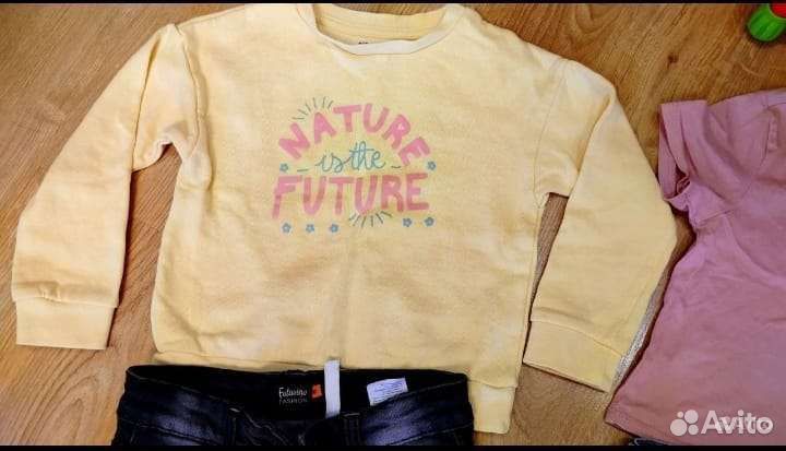 Детская одежда для девочек пакетом 110 116