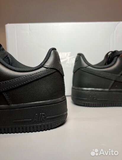 Nike Air Force 1 black оригинал