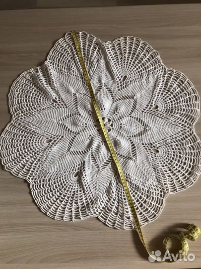 Вязаные салфетки ручная работа