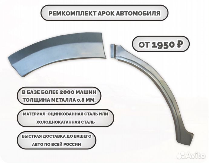 Ремонтные арки на автомобиль