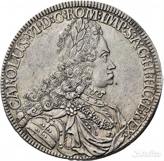 Австрия Карл VI Габсбург 1 талер 1721 Тироль Халл