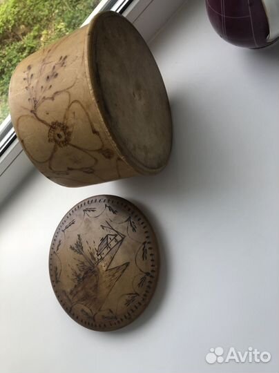 Шкатулка деревянная СССР