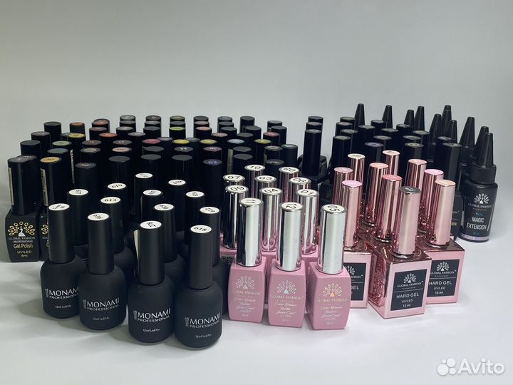 Большой набор гель лаков