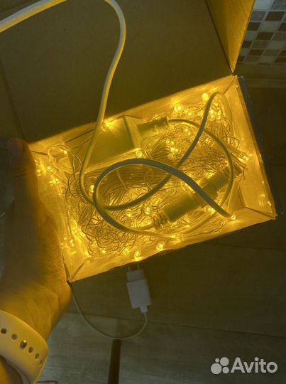 Гирлянда уличная бахрома