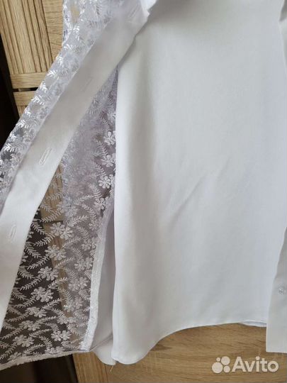 Блузка белая школьная для девочки