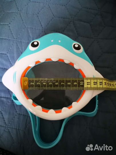 Маска с трубкой для плавания детская