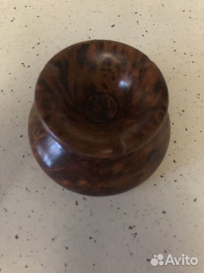 Пепельница из натурального дерева, Марокко