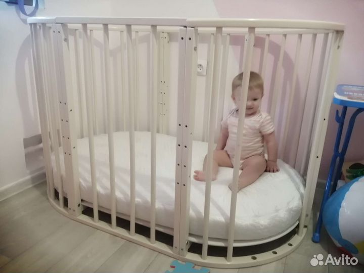 Детская кроватка круглая бу