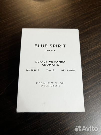 Духи zara blue spirit оригинал