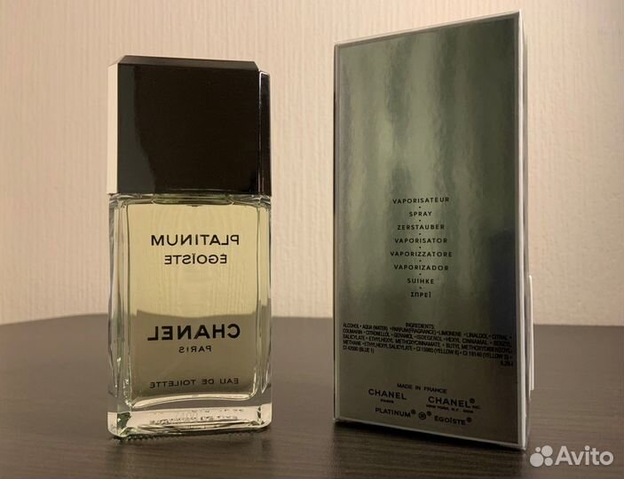 Мужские духи Chanel egoiste platinum eau DE toilet