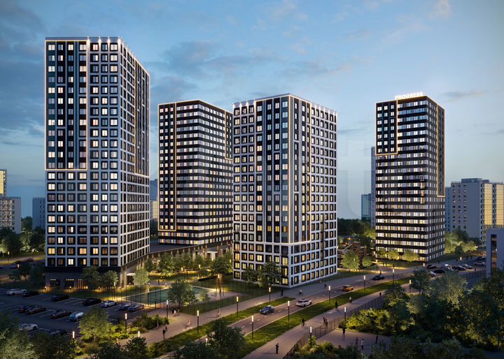 2-к. квартира, 51,5 м², 5/22 эт.