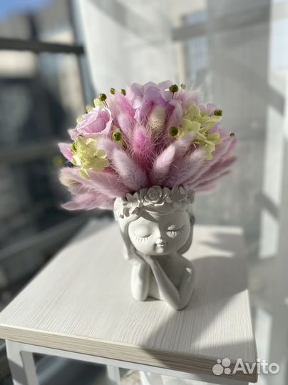 Букет с сухоцветами/ декор