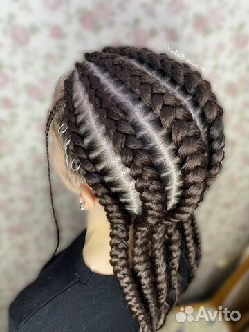 Плетение кос с канекалоном