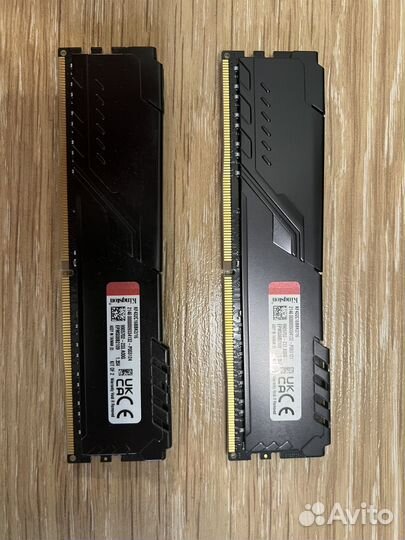 Оперативная память ddr4 kingston fury beast 16 gb