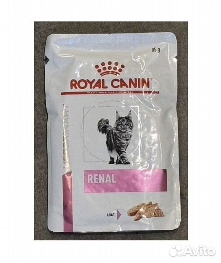 Влажный корм для кошек royal canin renal паучи