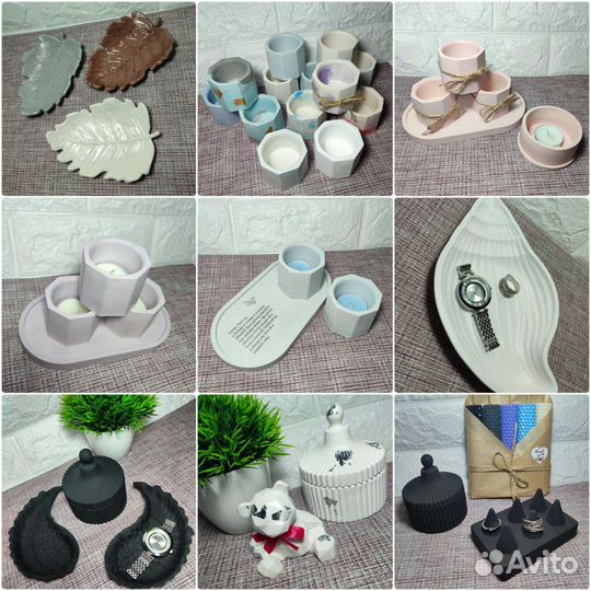 Гипсовые фигурки,шкатулки,декор