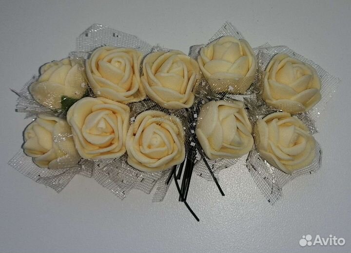 Розочки из фоамирана