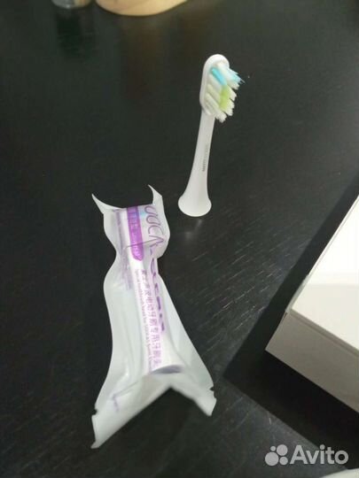 Насадка для электрической зубной щётки и станция