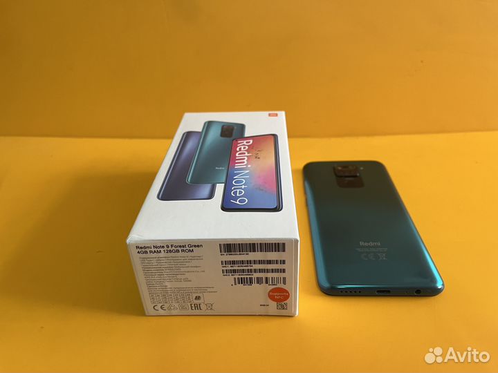 Xiaomi Redmi Note 9, 4/128 ГБ