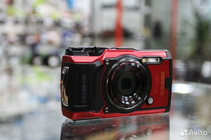 Цифровой фотоаппарат Olympus Tough TG-6 Красный