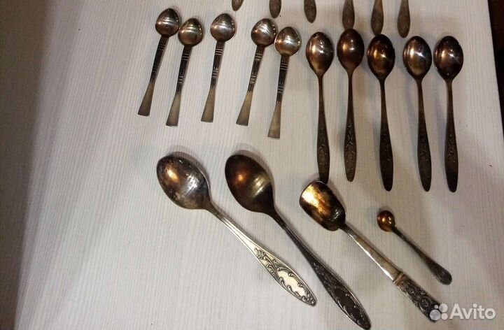 Чайные ложки мельхиор СССР