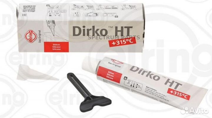 Elring 030793 Герметик Dirko HT бежевый силиконовы