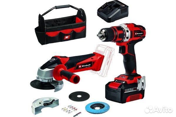 Аккумуляторный набор Einhell PXC TE-TK 18/2 Li Kit CD+AG 4257240