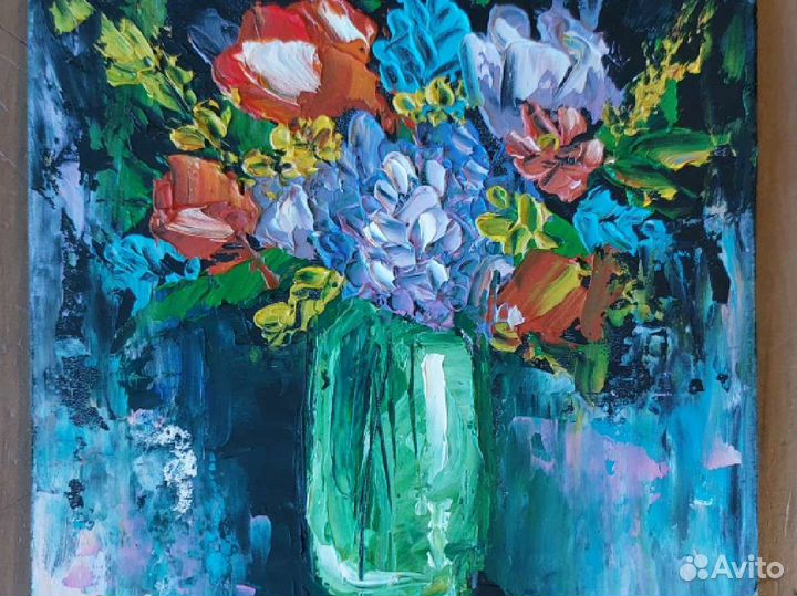 Оригинальная авторская миниатюрная картина маслом