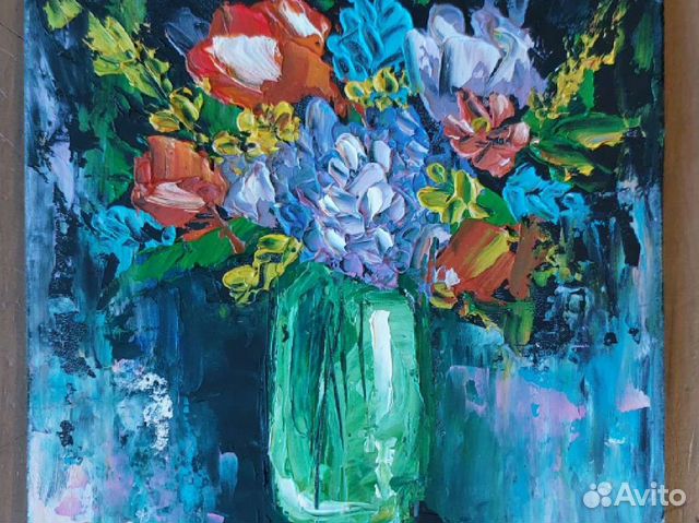 Оригинальная авторская миниатюрная картина маслом