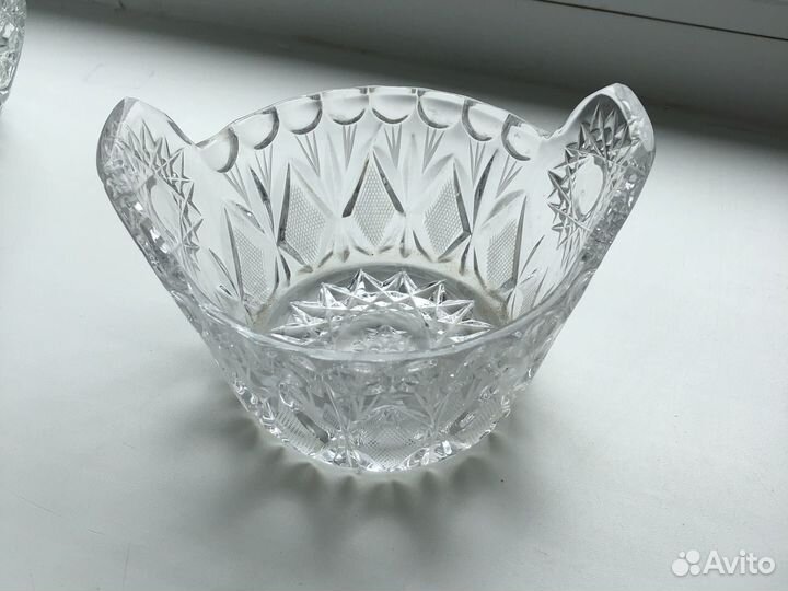 Хрустальная посуда вазы хрустальные СССР