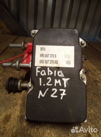 Блок abs Skoda Fabia 1.2 2008