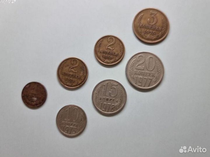 Монеты СССР копейка
