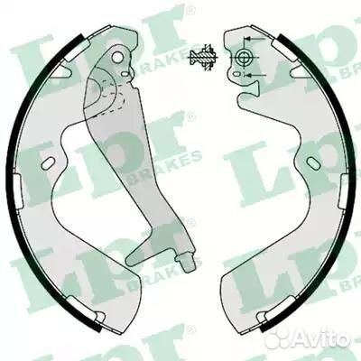 Колодки тормозные барабанные