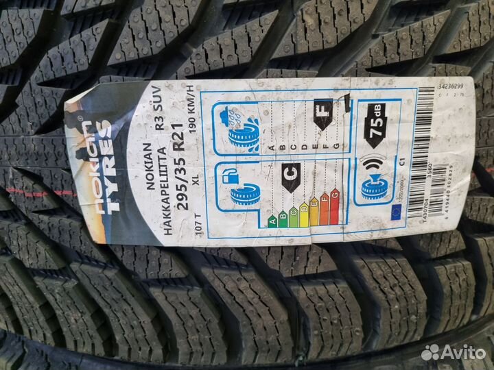 Nokian Tyres Hakkapeliitta R3 SUV 295/35 R21 107T