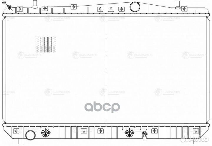 Радиатор охл. для а/м Chevrolet Lacetti (04) 1