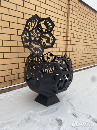 Костровая чаша сфера