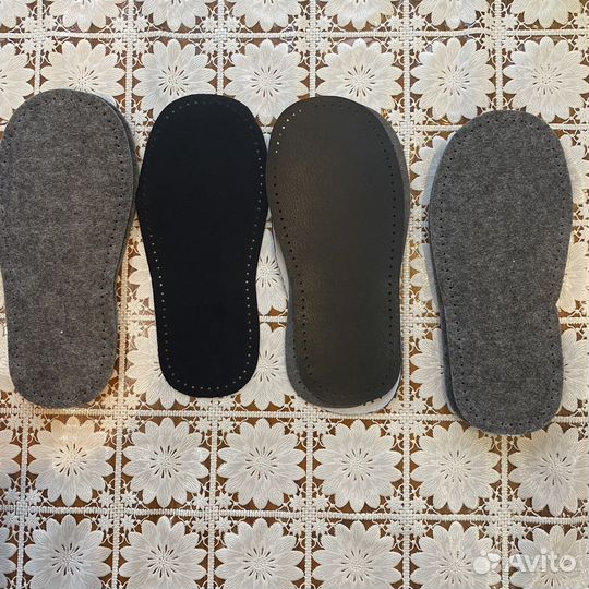 Подошвы и стельки для вязания тапочек