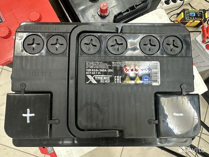 Аккумулятор Xtreme Silver 62 Ач 560 А прям