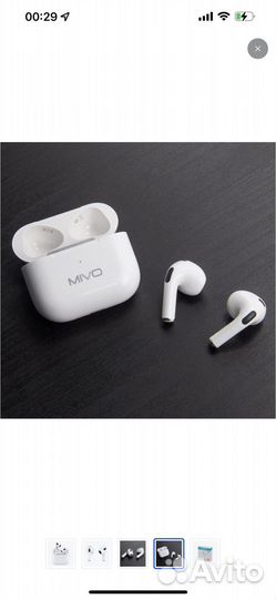 Беспроводные наушники mivo MT-09 Bluetooth 5.1