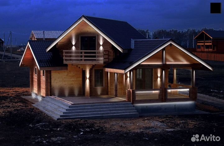 Гирлянда уличная / Фасадное освещение / Бахрома